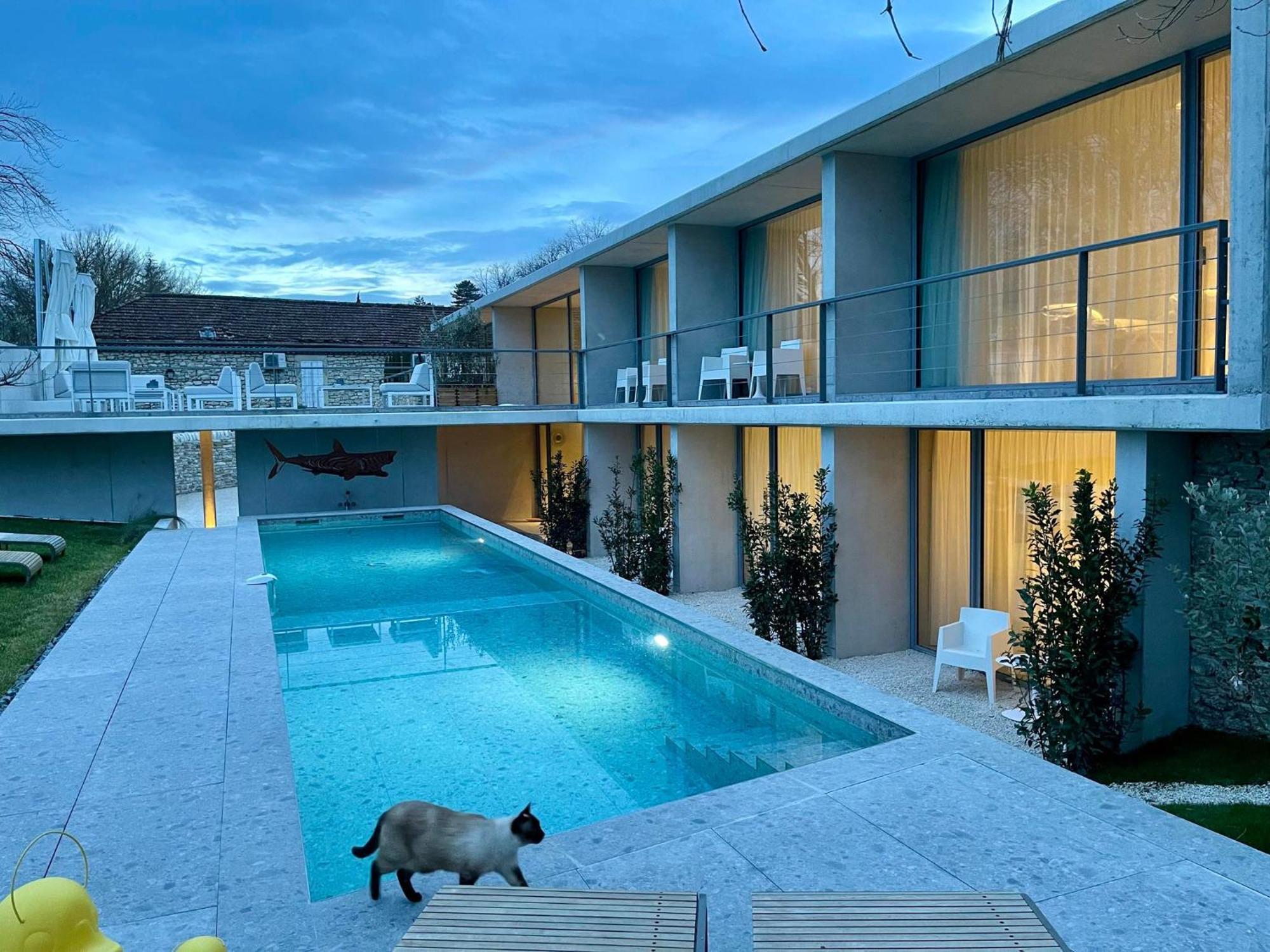 Le Pavillon M, Chambres D'Hotes De Luxe Avec Piscine & Spa Grignan Exterior foto