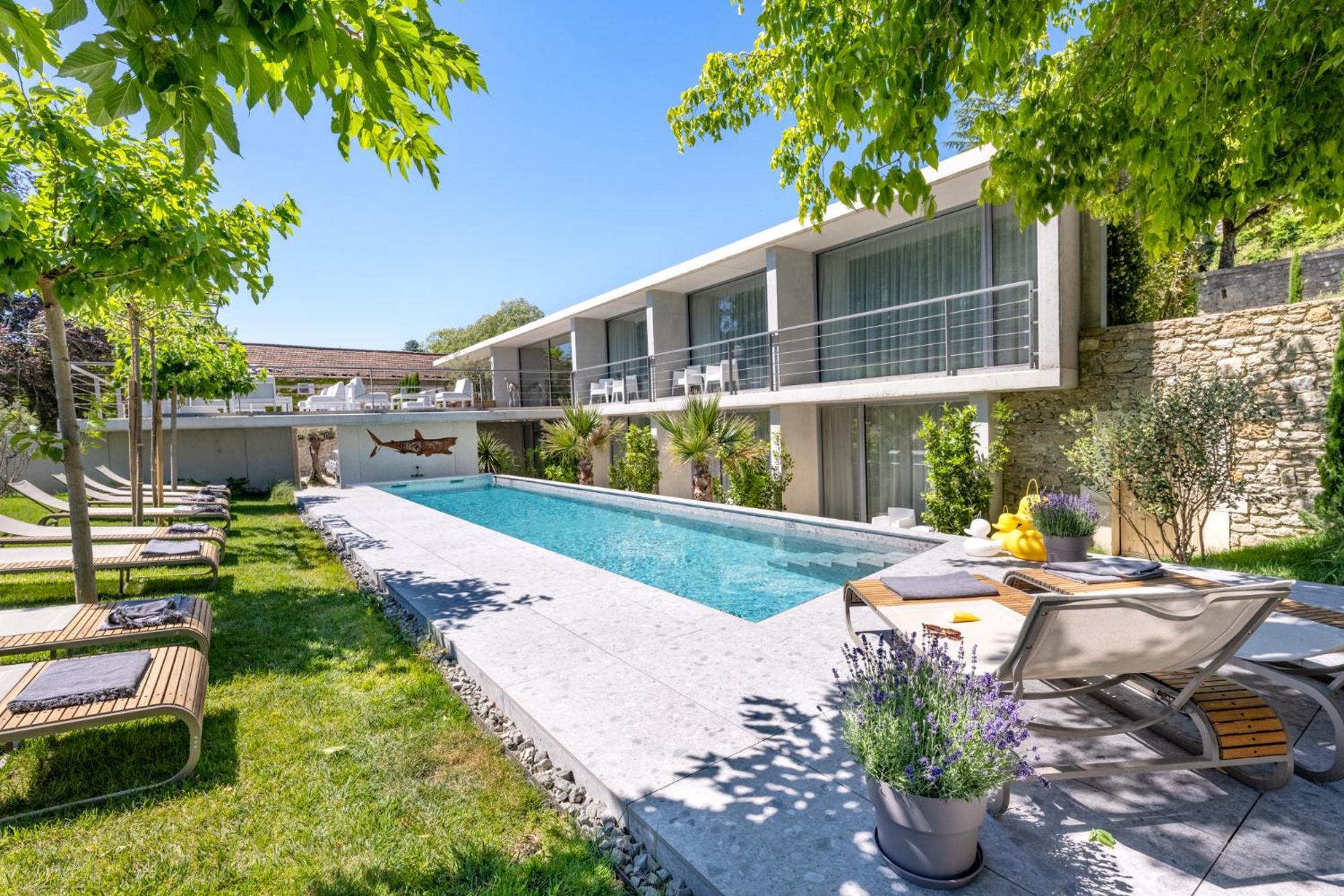 Le Pavillon M, Chambres D'Hotes De Luxe Avec Piscine & Spa Grignan Exterior foto